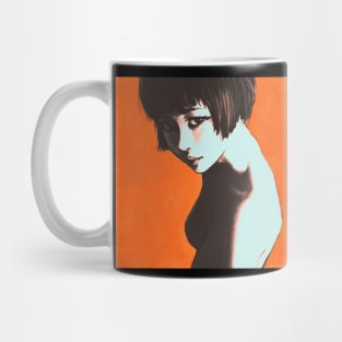 Sad Girl Vaporwave Aesthetic Mug